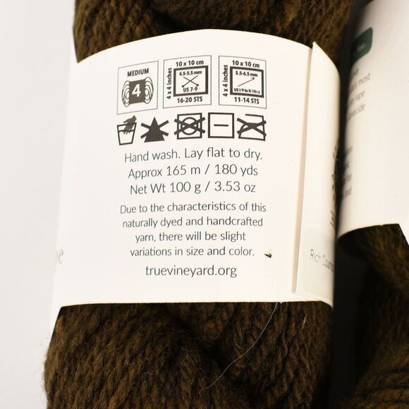 Handspun Hope Yarn 2 Skein Lot 100% Organic Merino Wool Rwanda Rich Cosmos - Picture 3 of 4